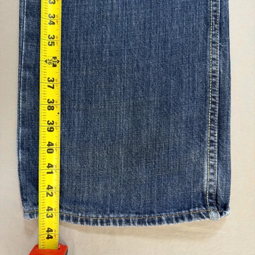 Banana Republic Mens Straight Leg Blue Medium Wash Denim Jeans‎ 40x32